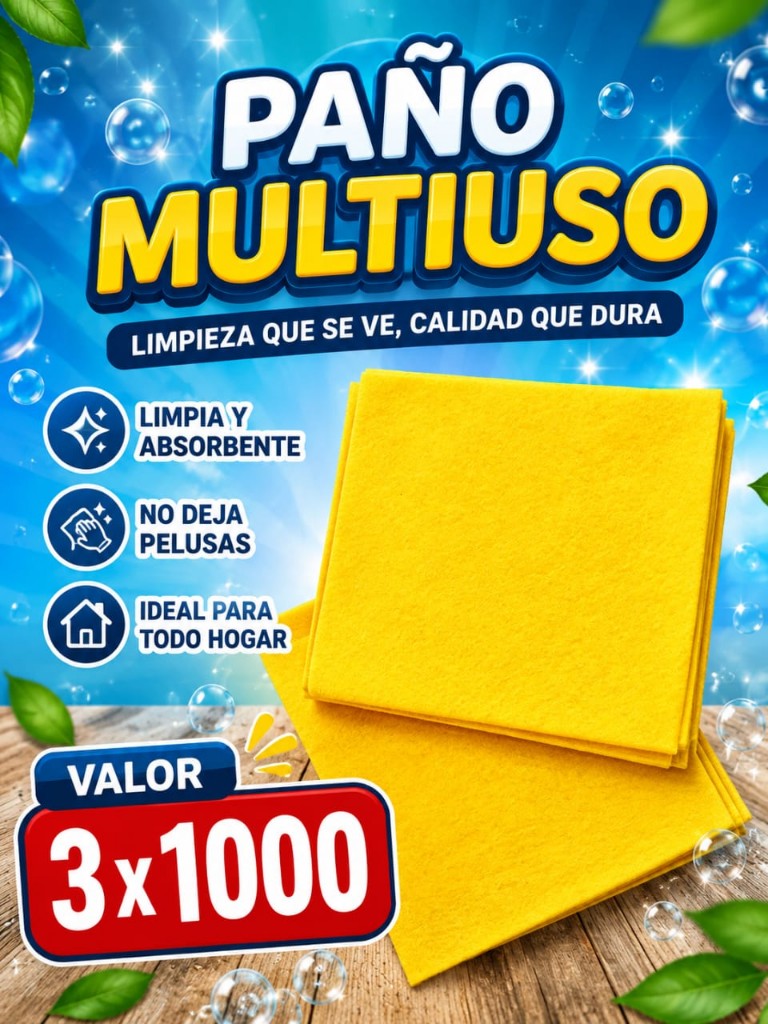 Paño Amarillo x3