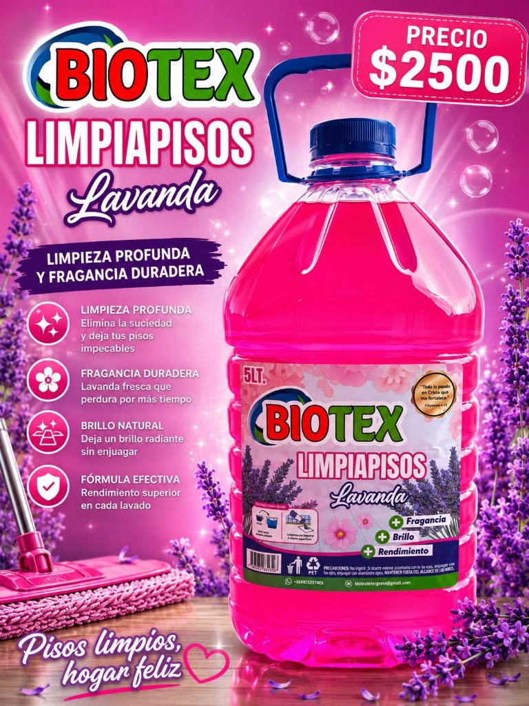 Limpia Piso Floral 5lts