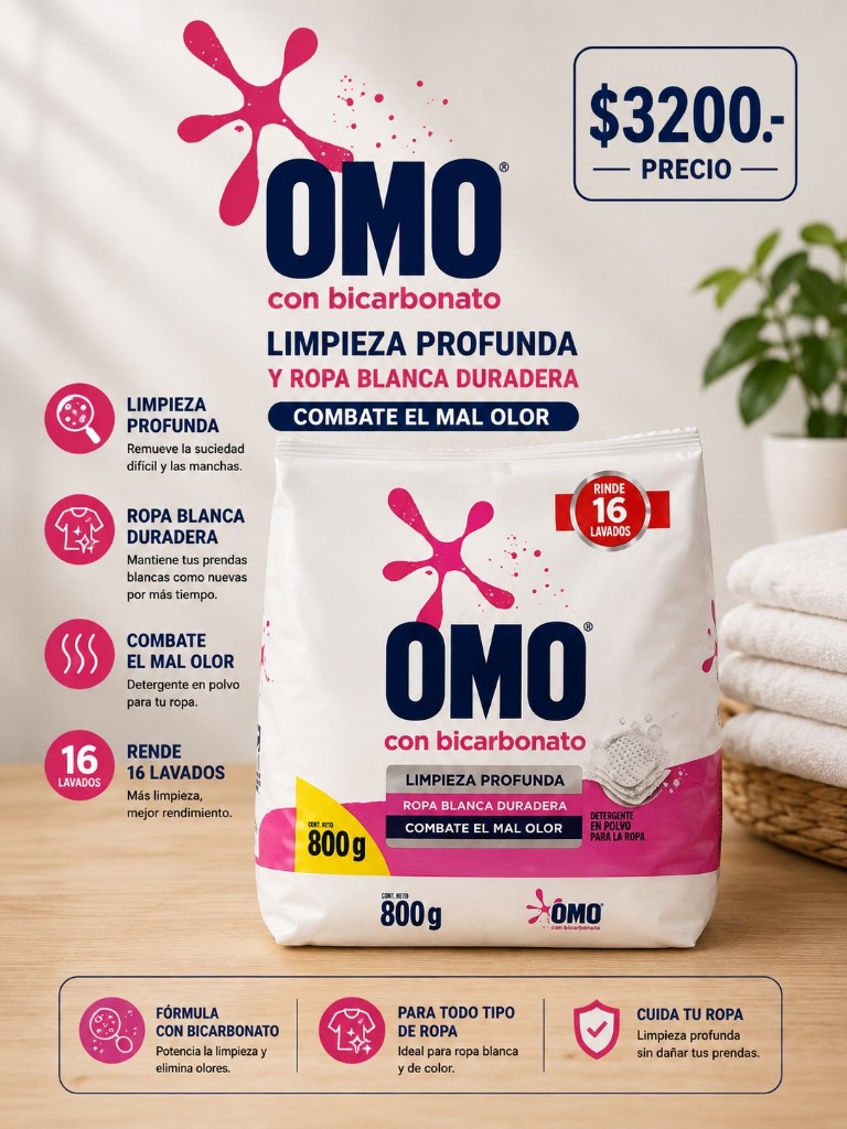 Detergente Omo