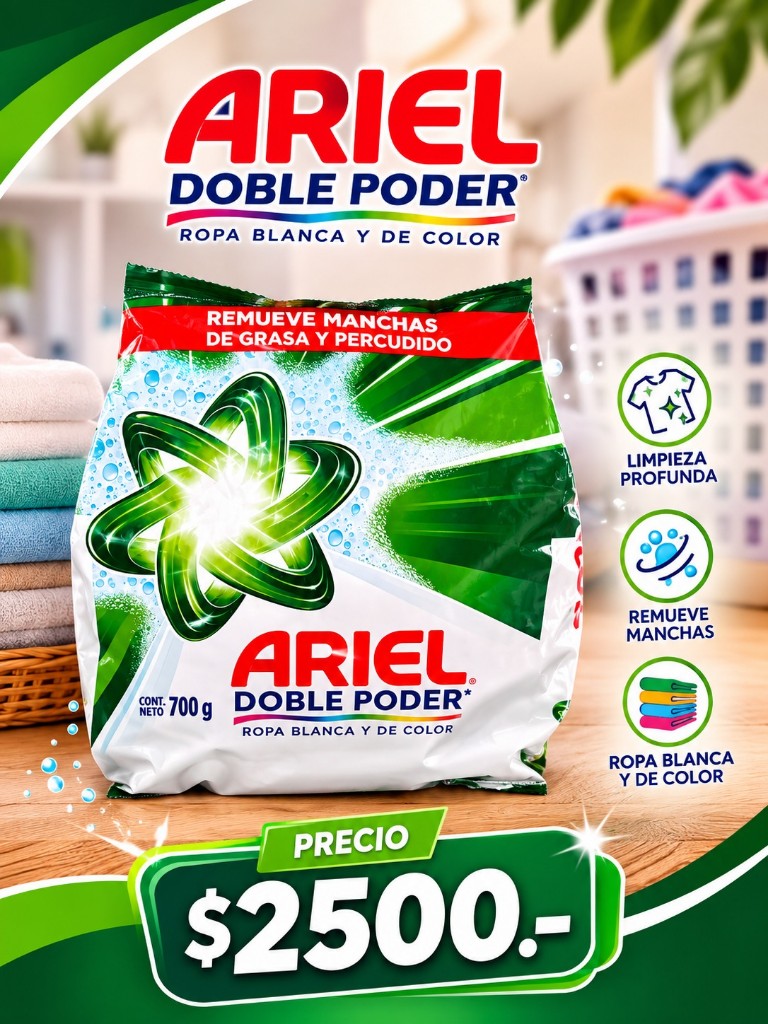 Detergente Ariel