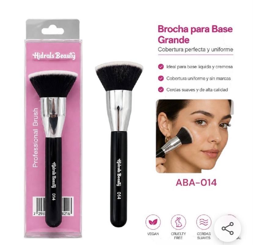 Hidrals Beauty brocha base grande