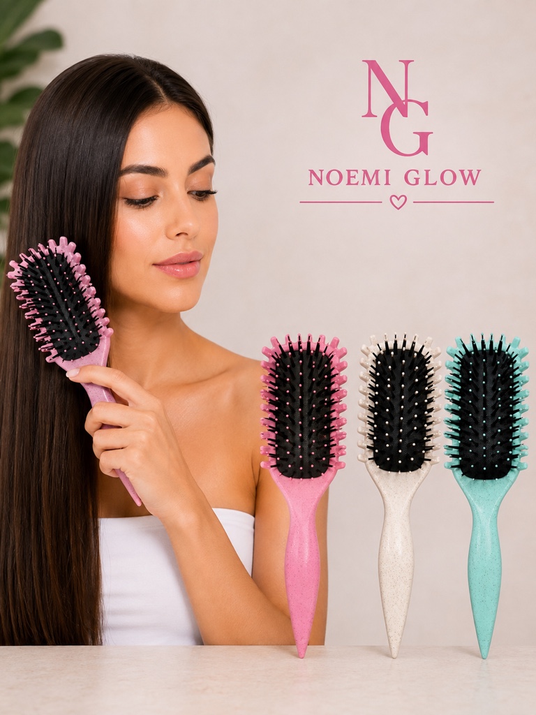 Cepillo cabello definidor de rizos