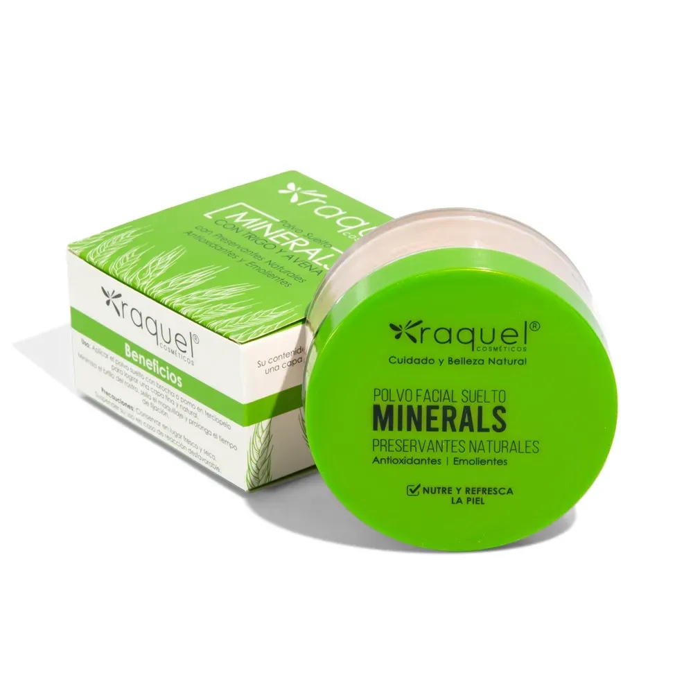 Raquel polvo facial minerales verde