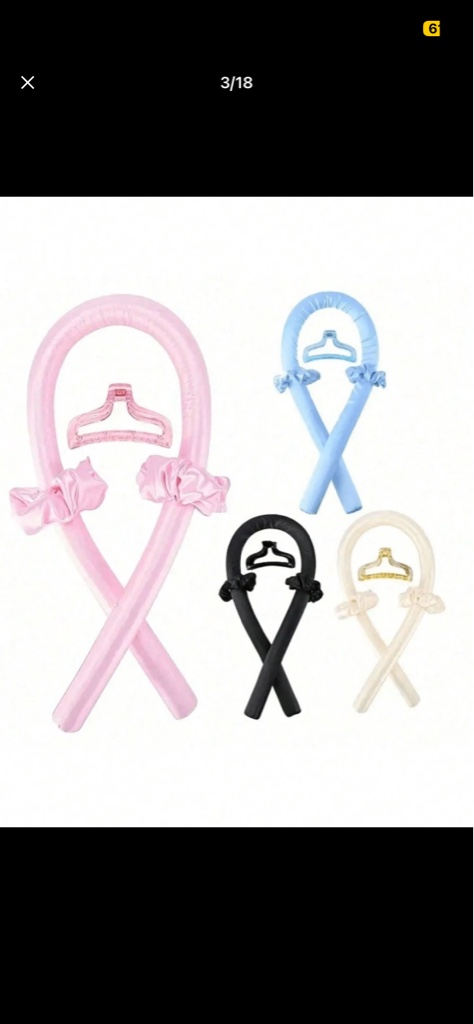 Accesorio para cabello ondas sin calor