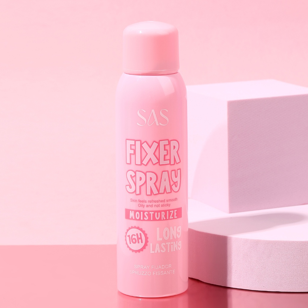 SAS Fijador  Spray rosa