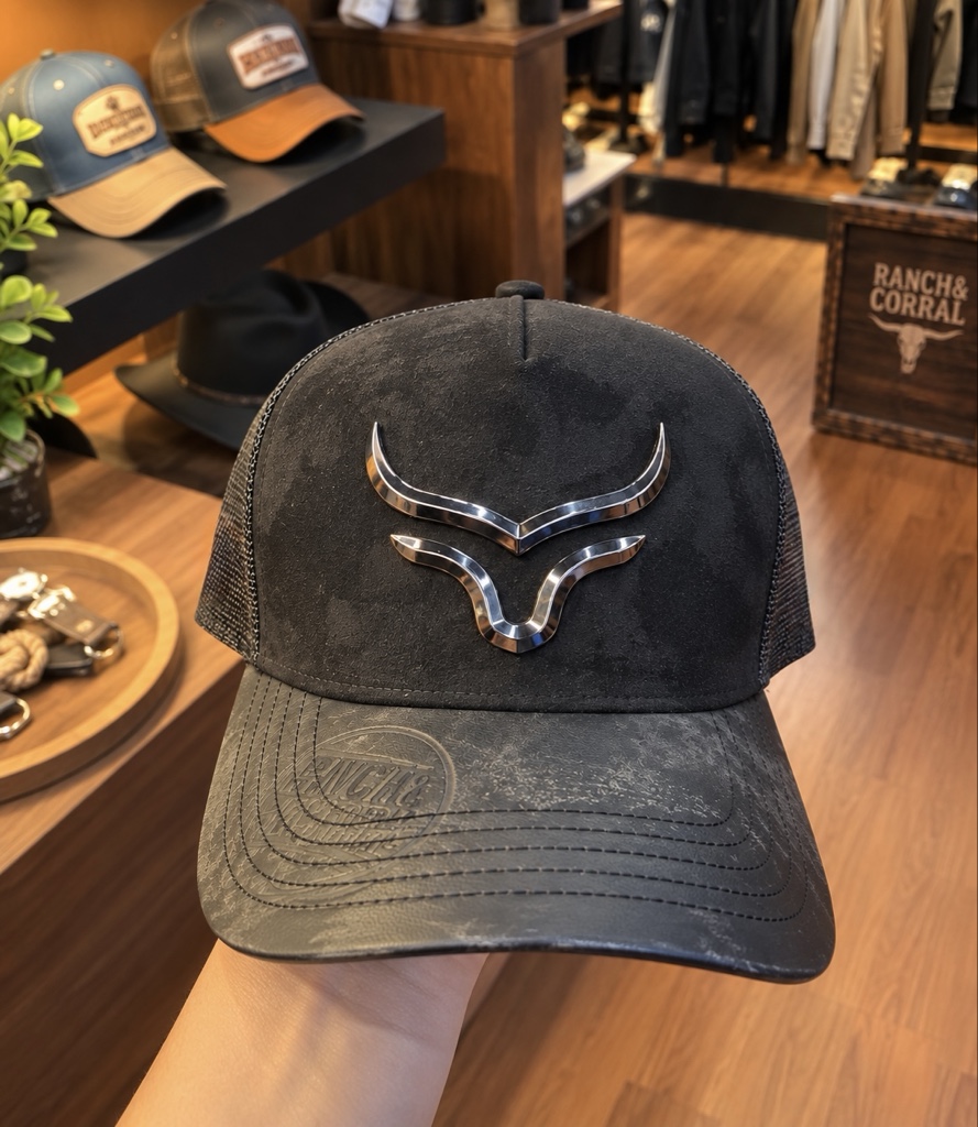 Gorra Ranch & Corral Negra Logo