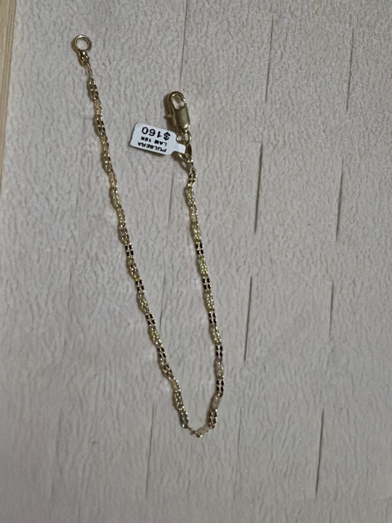 Pulsera dorada fina