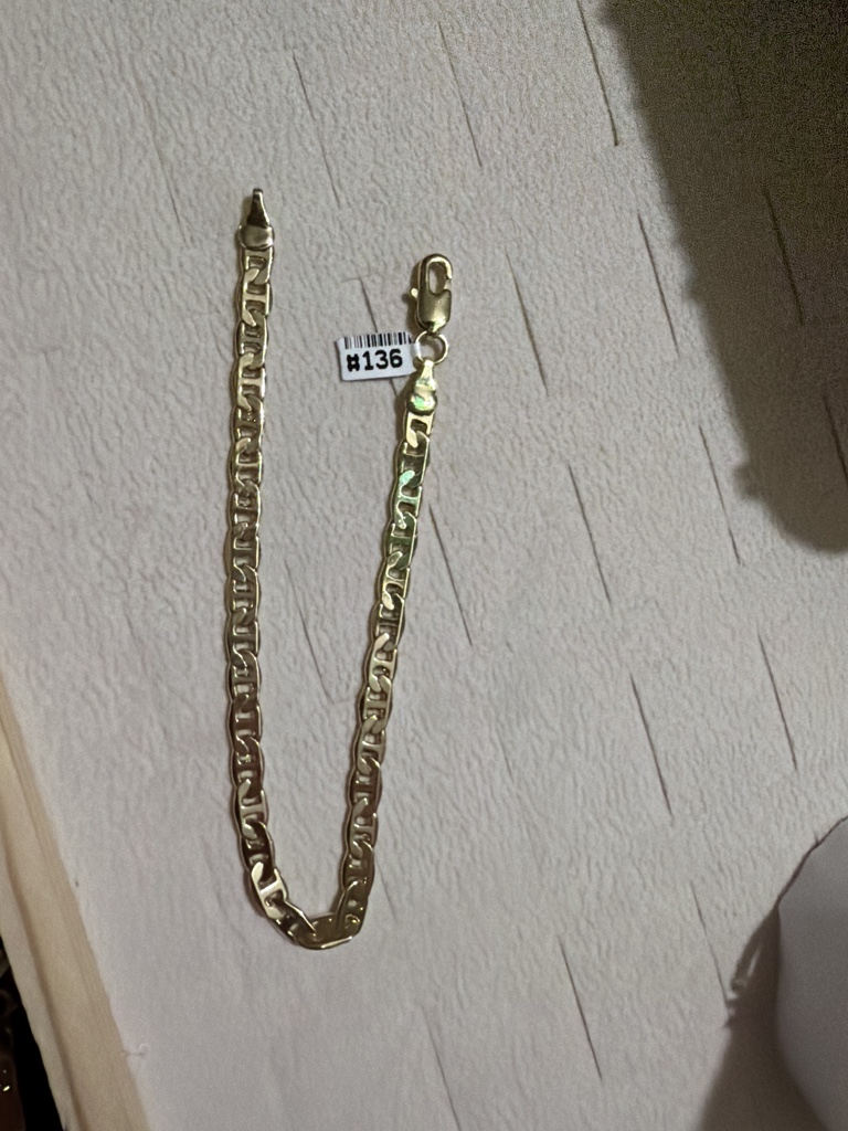 Cadena dorada tipo cubana 20cm
