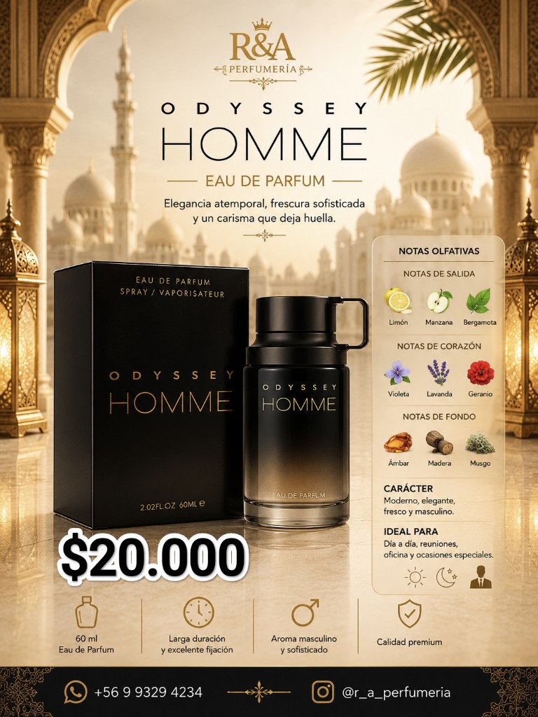 Odyssey Homme EDP 60ml