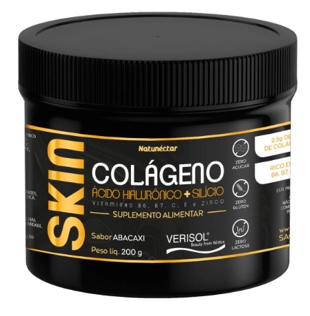Colágeno Verisol+Hialuronico+Vitamina 200g Abacaxi