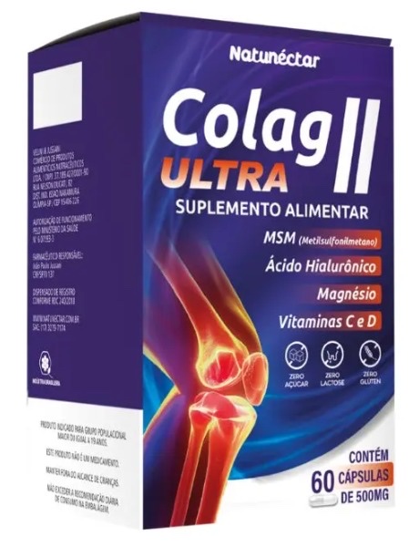 Colageno Tipo 2 Ultra Premium Fórmula Exclusiva 60 Cápsulas