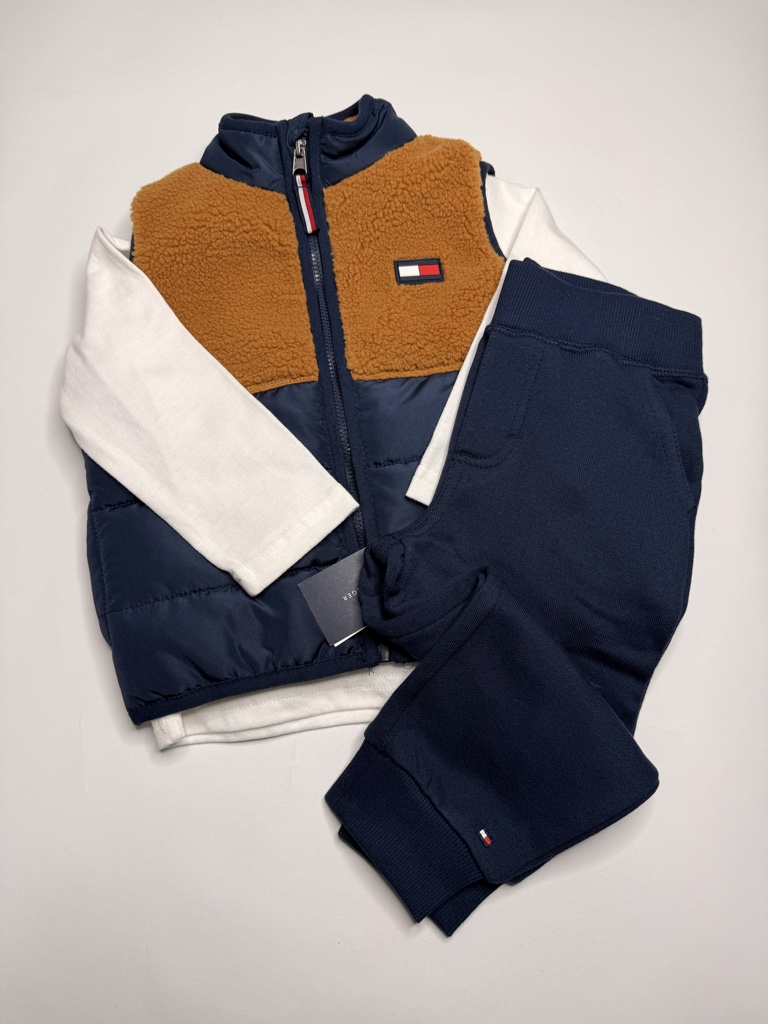 18m - Set 3 piezas Tommy Hilfiger