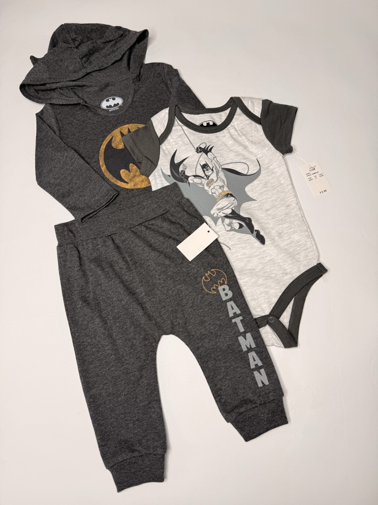 12m - Set 3 piezas Batman