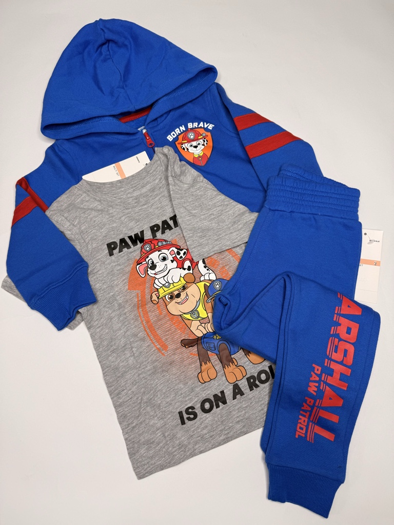 2t - Set Paw Patrol - conjunto frisado
