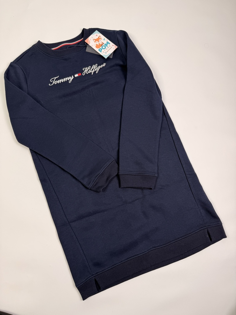 16y - Vestido frisado Tommy Hilfiger