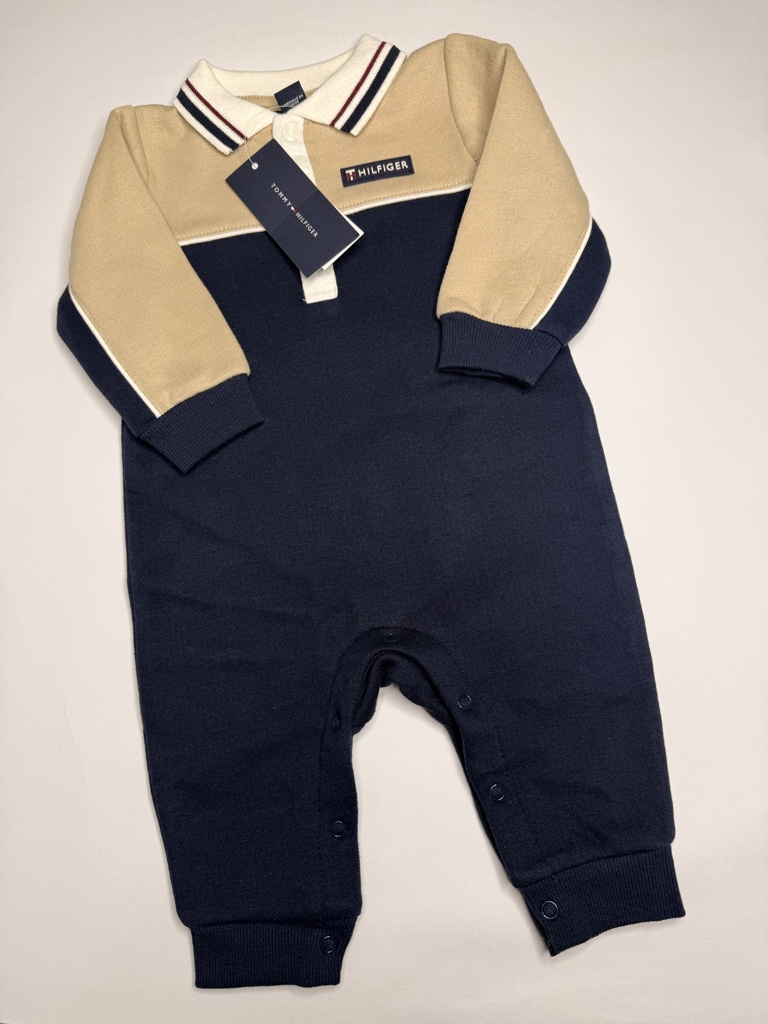 3/6m - Enterito frisado Tommy Hilfiger
