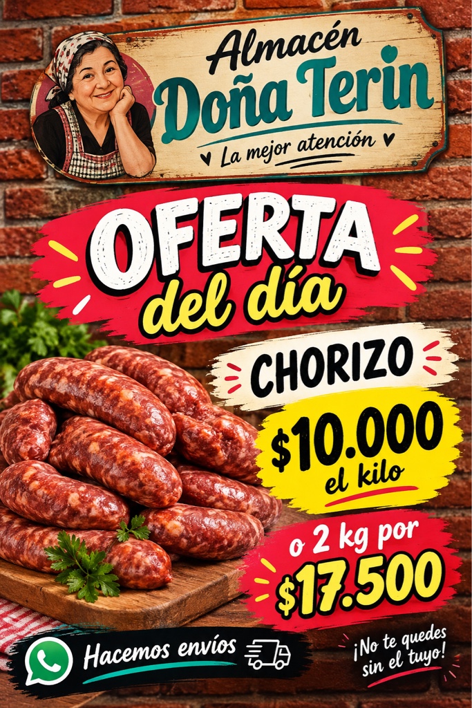 Chorizo oferta del día
