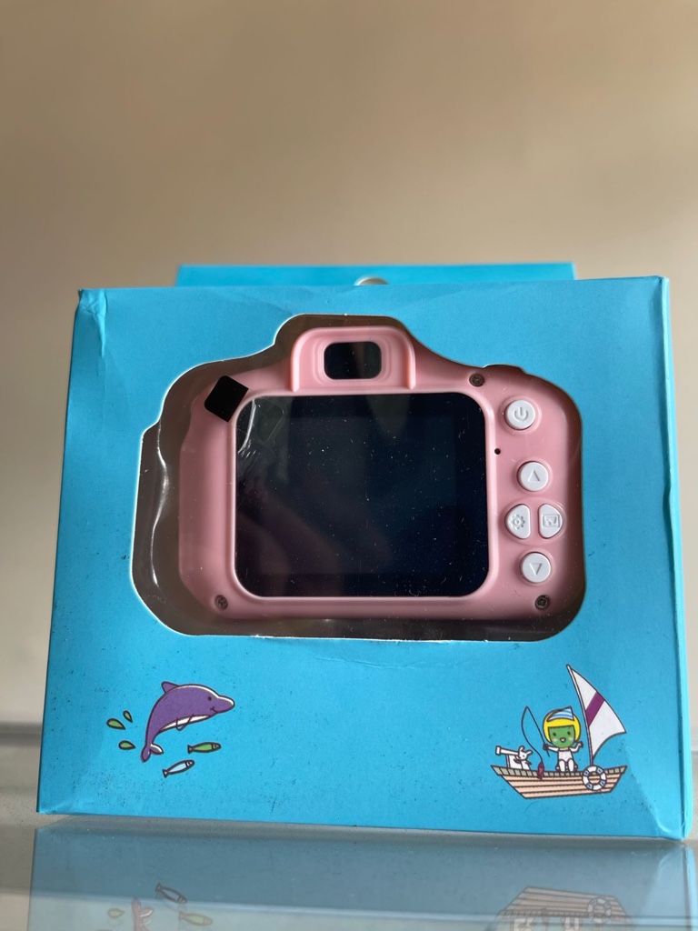 Camara digital infantil rosa