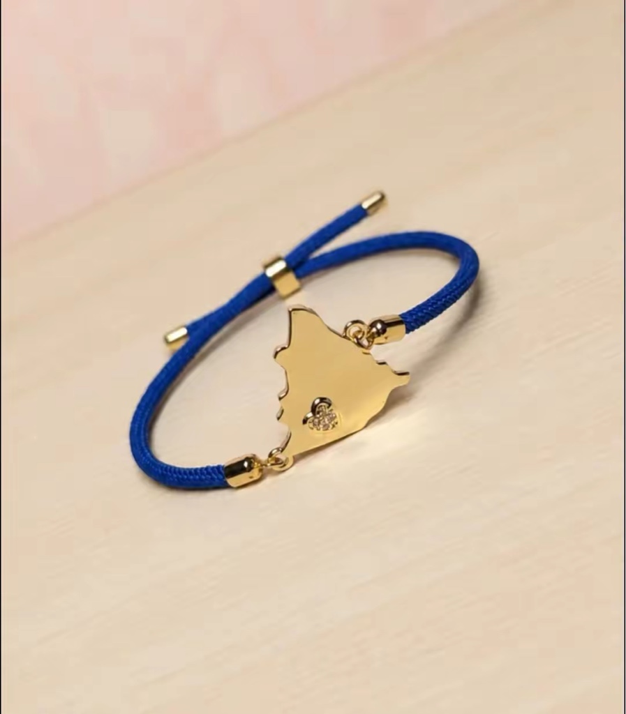 Pulsera azul mapa de Nicaragua