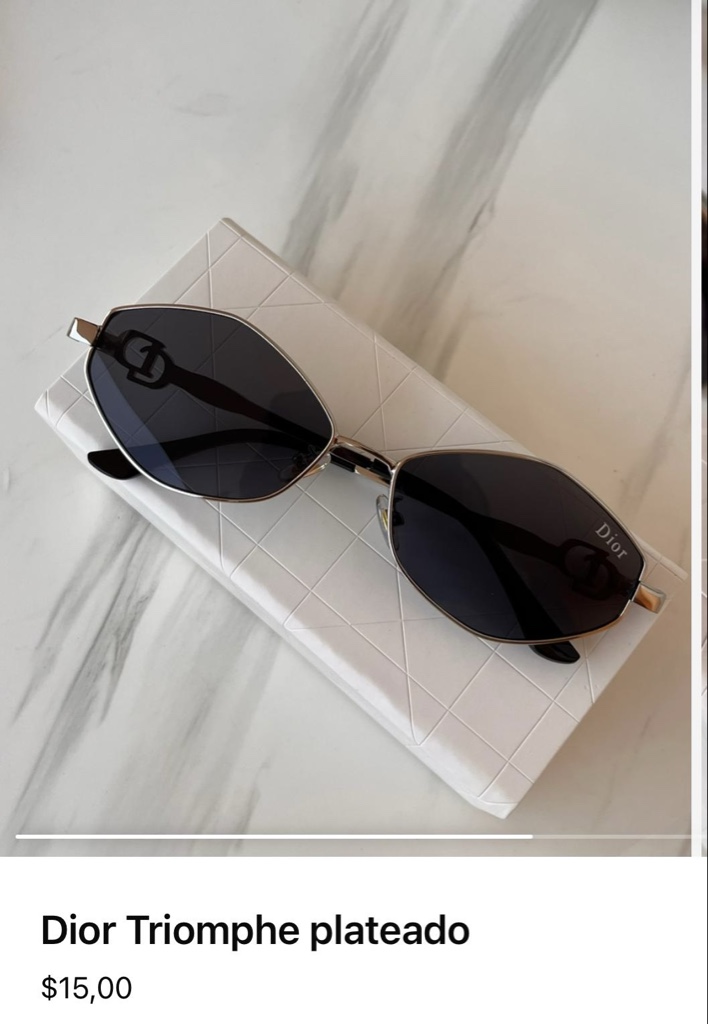 Dior Triomphe plateado
