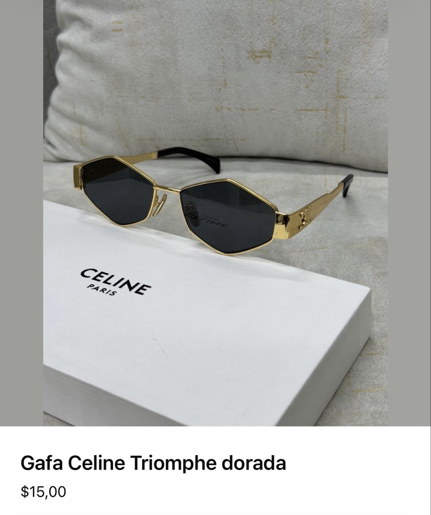 Celine Triomphe doradas