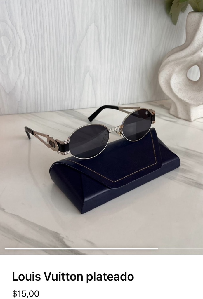 Louis Vuitton plateado