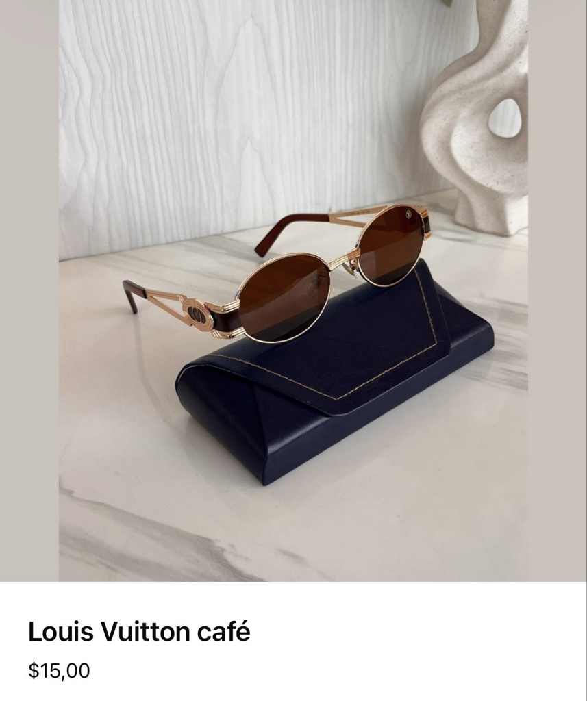 Louis Vuitton gafas cafe