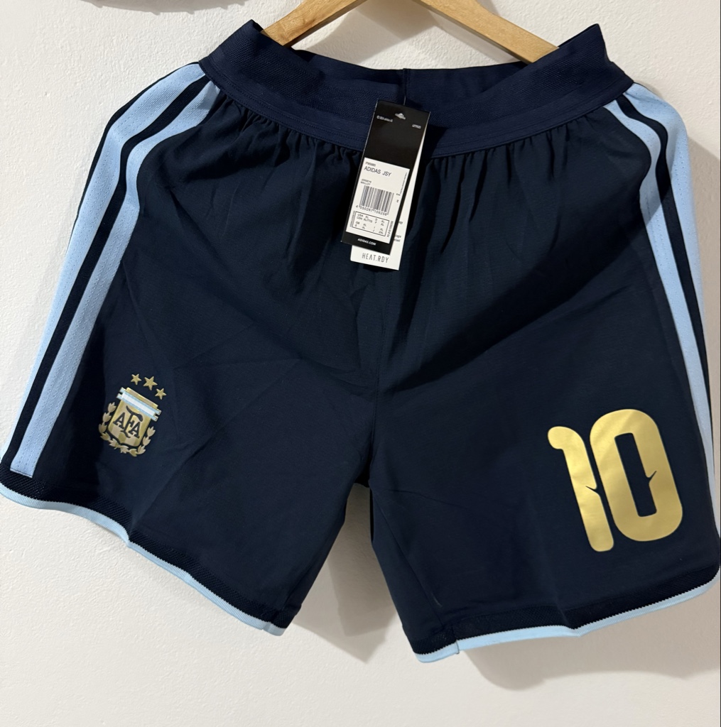 Argentina adidas shorts azul XL