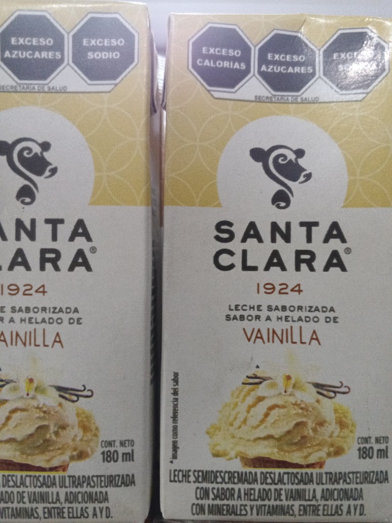 Leche santa clara vainilla 180ml