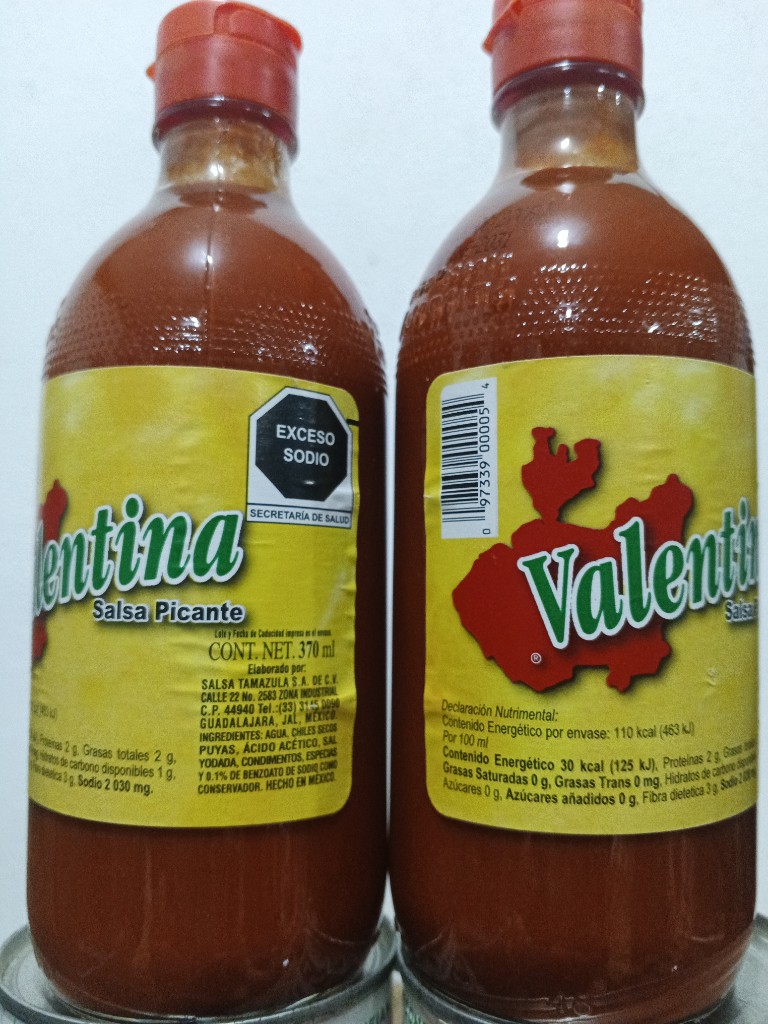 Salsa Valentina amarilla 370g
