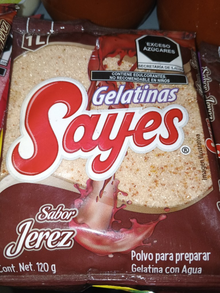 Gelatina jerez en agua 120g