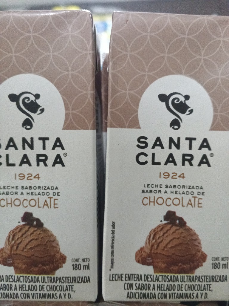 Leche santa clara chocolate 180ml