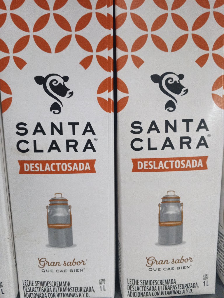 Leche santa clara deslactosada 1l