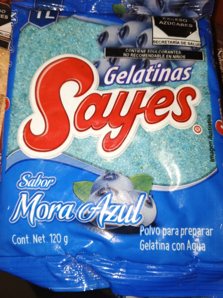 Gelatina Mora azul 120g