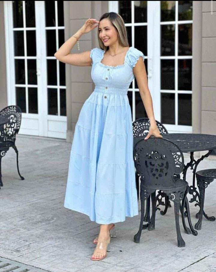 VESTIDO LARGO DAMA