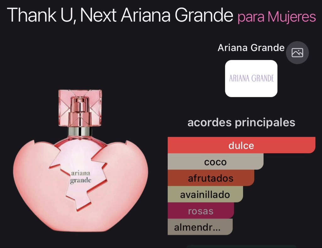 Thank U, Next Ariana Grande para Mujeres