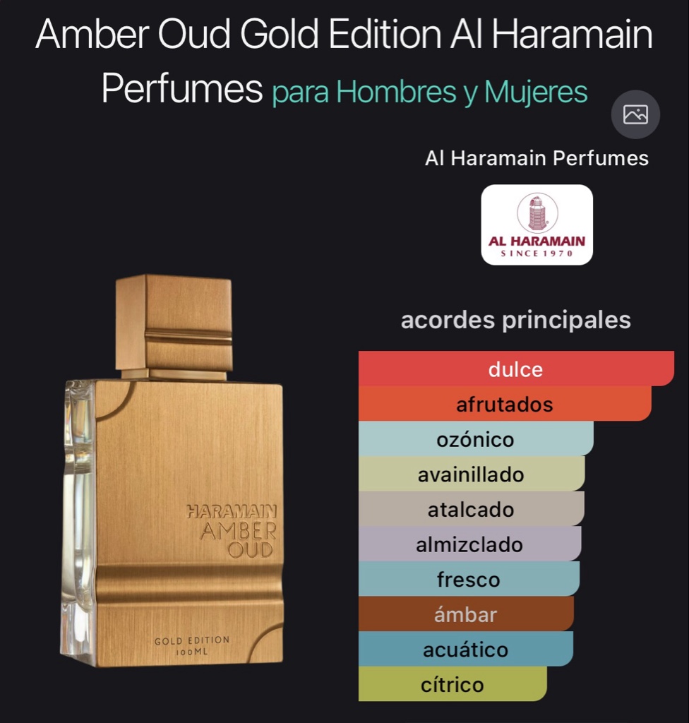 Amber Oud Gold Edition Al Haramain Perfumes para Hombres y Mujeres