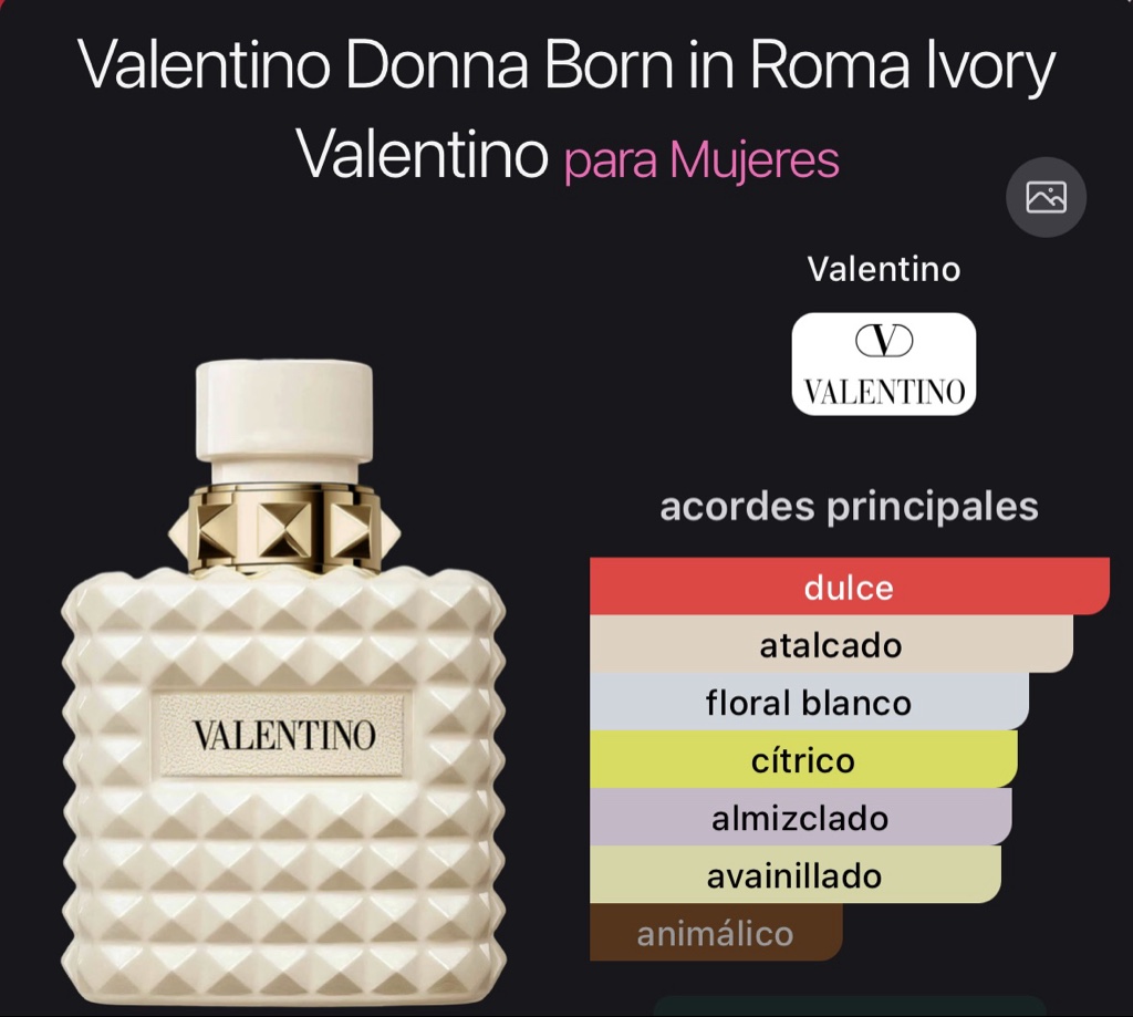 Valentino Donna Born in Roma Ivory Valentino para Mujeres