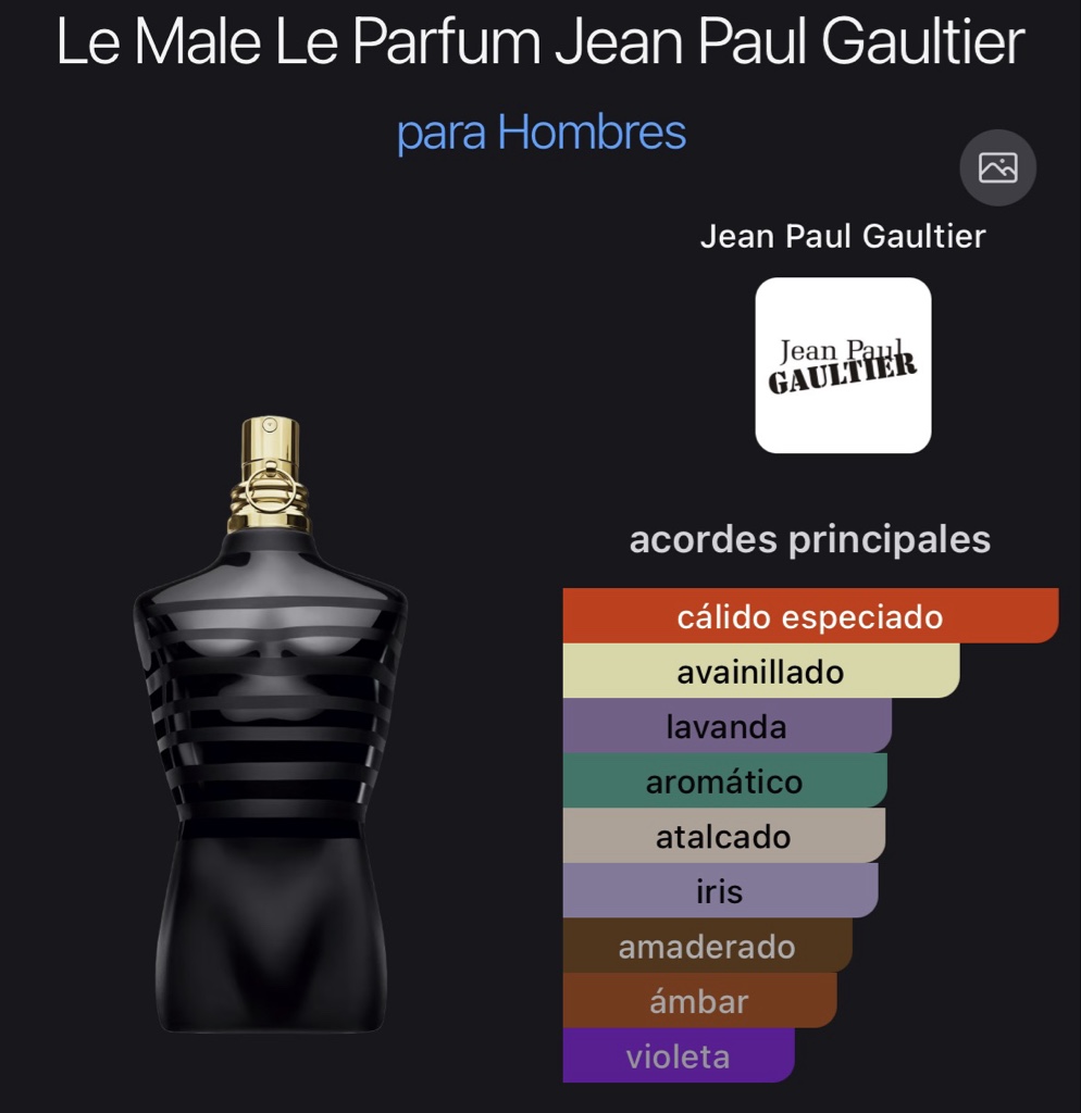 Le Male Le Parfum Jean Paul Gaultier para Hombres