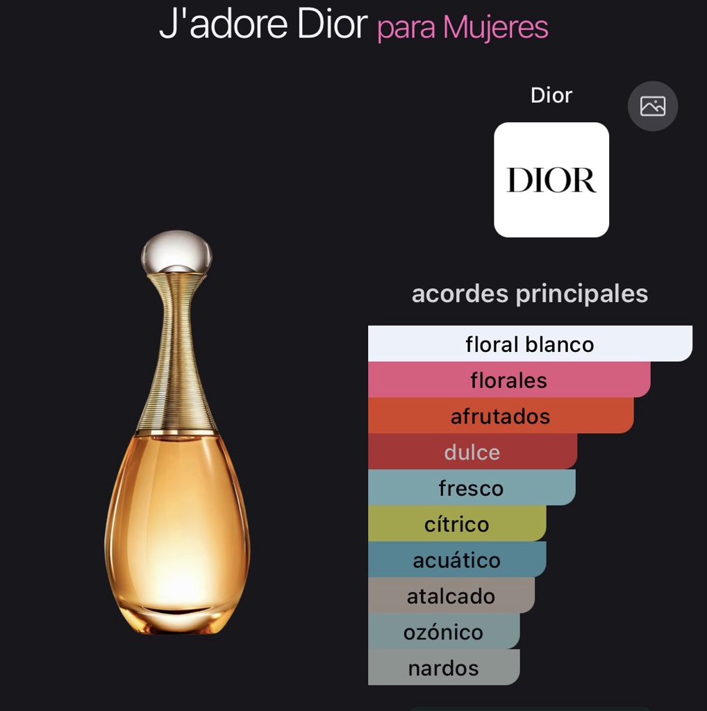 J'adore Dior para Mujeres