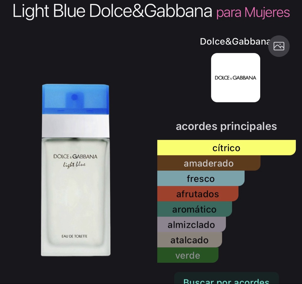 Light Blue Dolce&Gabbana para Mujeres
