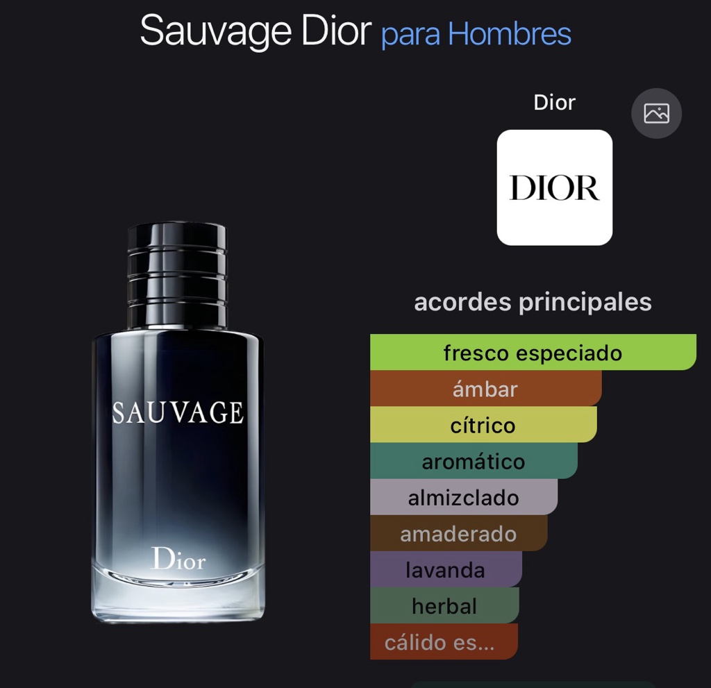 Sauvage Dior para Hombres