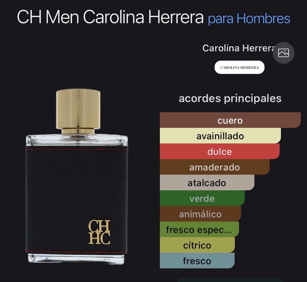 CH Men Carolina Herrera para Hombres