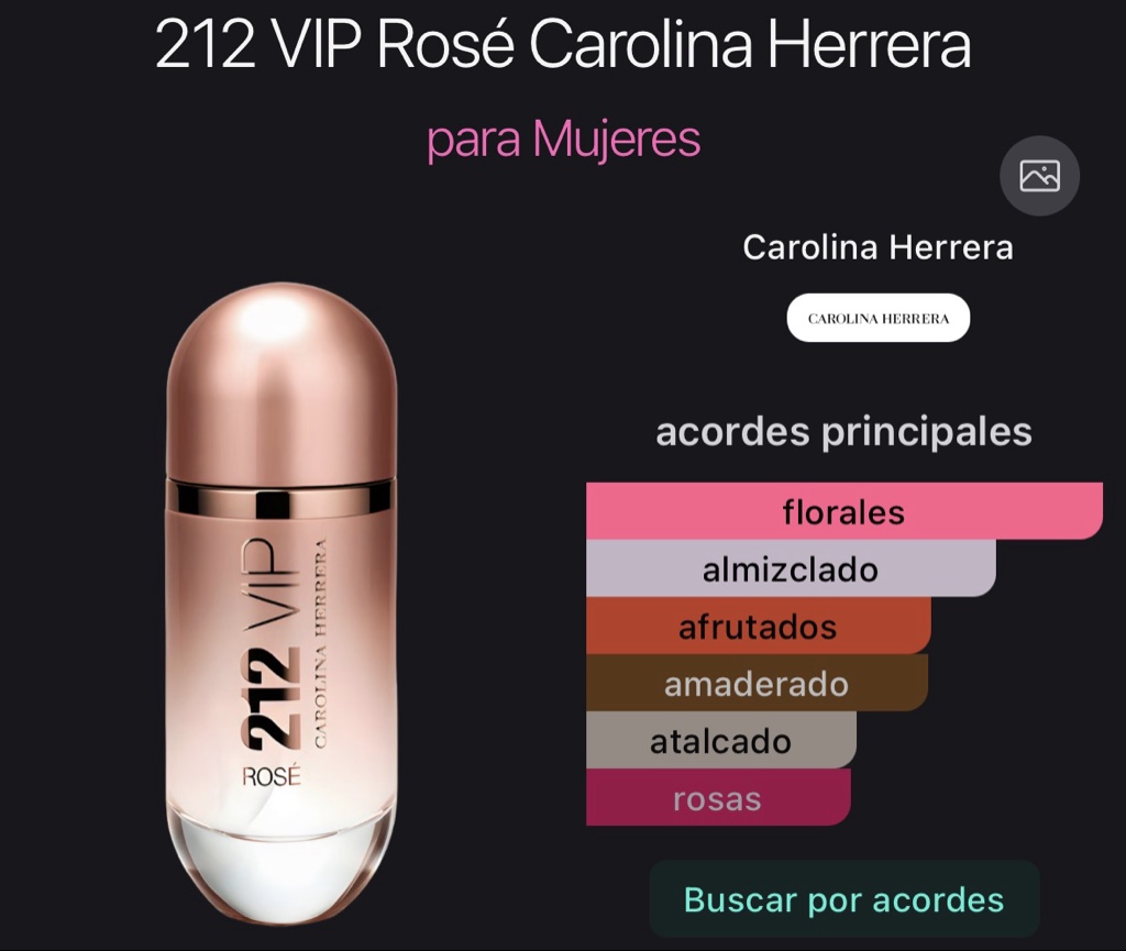 212 VIP Rosé Carolina Herrera para Mujeres