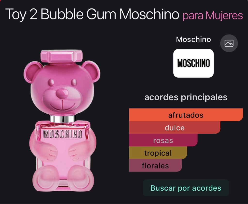 Toy 2 Bubble Gum Moschino para Mujeres