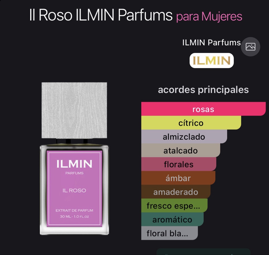 Il Roso ILMIN Parfums para Mujeres
