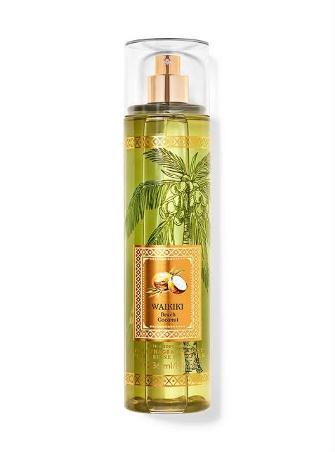 Bath & Body Works Body Mist Waikiki Beach Coconut