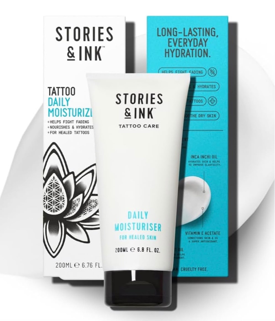 Stories & Ink crema anti desvanecimiento de tatuajes