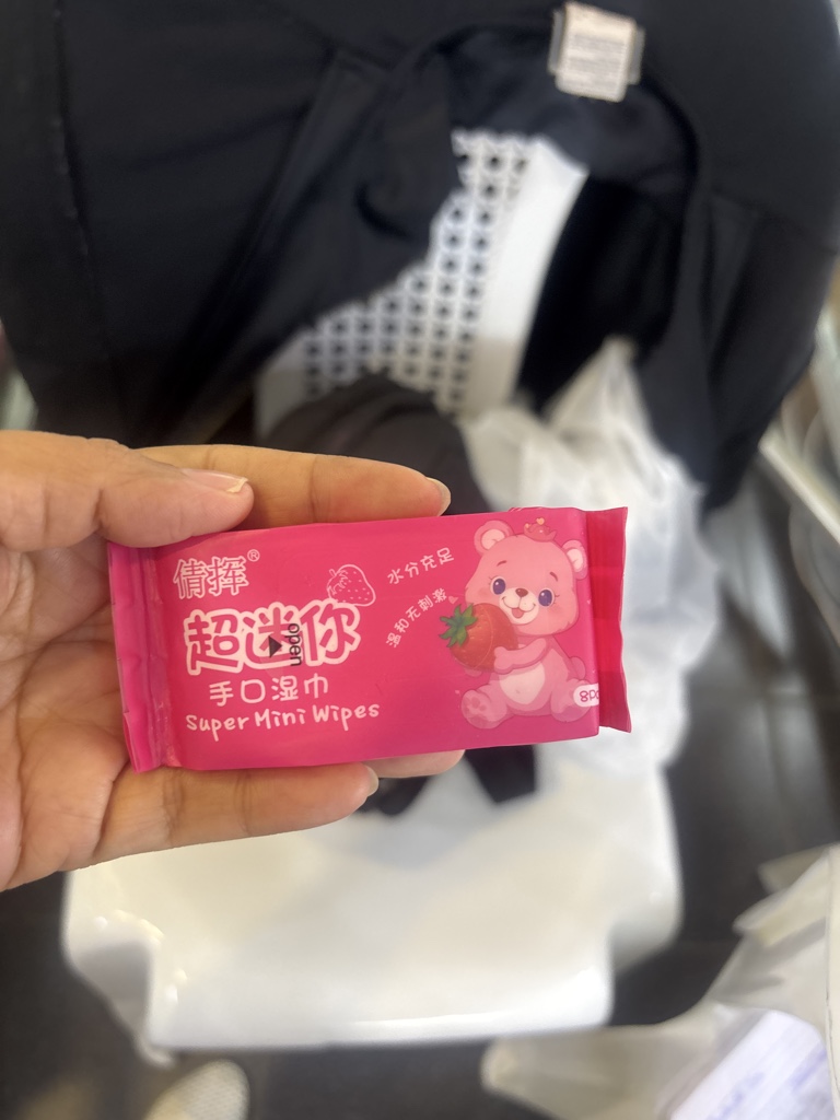 Super Mini Wipes rosadas
