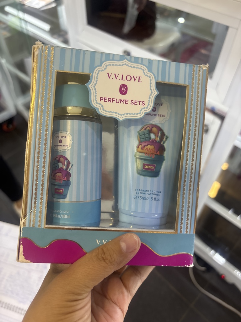 V.V. LOVE set perfume azul